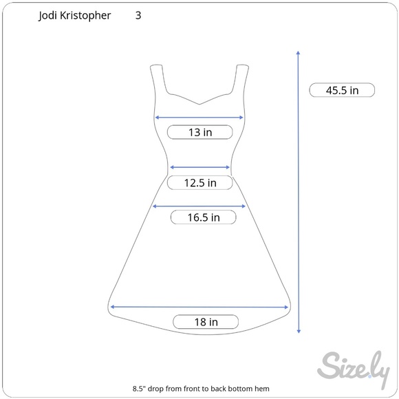 Juniors (3) Spaghetti Strap Dress - Picture 6 of 6